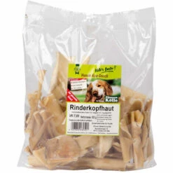 KÖLLE'S BESTE! Kölle's Beste Hundesnack Rinderkopfhaut In Streifen, 500 G Beutel
