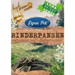 1 Kg Lyra Pet® Rinderpansen 12 - 15 Cm Naturbelassen & Luftgetrocknet
