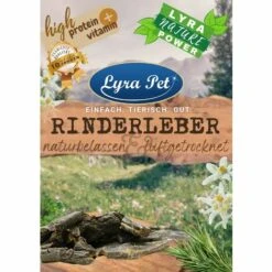 1 Kg Lyra Pet® Rinderleber Naturbelassen & Luftgetrocknet