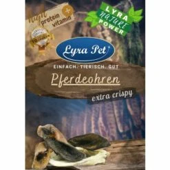 2 X 10 Stk. Lyra Pet® Pferdeohren Mit Fell Extra Crispy