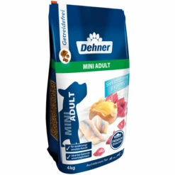 Dehner Premium Hundetrockenfutter Mini Adult, Seefisch Und Lamm Mit Kartoffel, 4 Kg