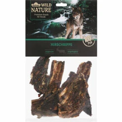 Dehner Wild Nature Hundesnack, Hirschrippe, 200 G