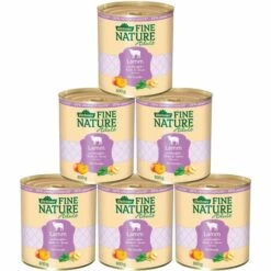 Dehner Fine Nature Hundefutter Adult, Lebensmittelqualität, Lamm, 6 X 800 G (4.8 Kg)