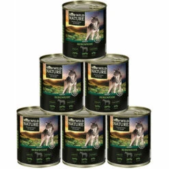 Dehner Wild Nature Hundefutter Adult, Bergweide, 6 X 800 G (4.8 Kg)