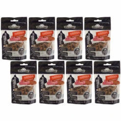 Dehner Premium Katzensnack, Kalbfleischstreifen, 8 X 45 G (360 G)