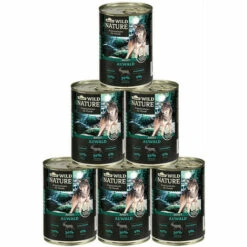 Dehner Wild Nature Hundefutter Adult, Auwald, 6 X 400 G (2.4 Kg)