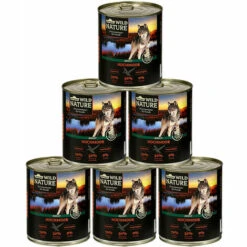 Dehner Wild Nature Hundefutter Adult, Hochmoor, 6 X 800 G (4.8 Kg)