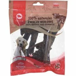 MACED HUNDESNACK RINDERPANSEN 100 G, GETROCKNETE RINDERMAGEN HUNDELECKERLI 10ER PACK (10 X 100 G)