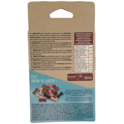 ANIMALLPARADISE Leckerbissen Für Welpen. Form Kleiner Knochen. 80 Gramm. Mix Huhn Rind. 2 ANIMALLPARADISE Leckerbissen Für Welpen. Form Kleiner Knochen. 80 Gramm. Mix Huhn Rind. – Bild 2