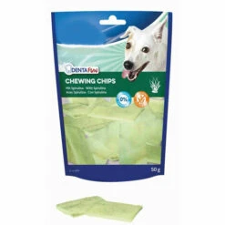 ANIMALLPARADISE Denta Fun Spirulina Kaugummi Chips Für Hunde, Gewicht 50 G.