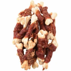 FLAMINGO PET PRODUCTS Calcium-Knochenbonbon Mit Ente. Hapki BBQ. Für Hund. 170 G. Glutenfrei.