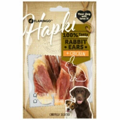 FLAMINGO PET PRODUCTS Leckere Kaninchenstreifen In Hühnerfleisch Eingewickelt. Hapki BBQ. Für Hunde. 85 G. Glutenfrei. -HundeSchmaus Verkäufe 52032373 3