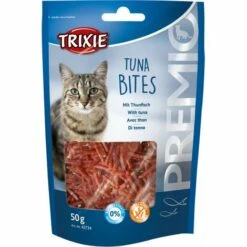 TRIXIE PREMIO Tuna Bites Mit Thunfisch Und Huhn, Für Katzen.