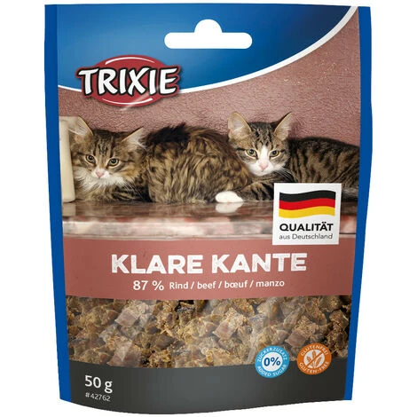 TRIXIE Klare Kante Rindfleischwürfel Für Katzen. 1 TRIXIE Klare Kante Rindfleischwürfel Für Katzen.