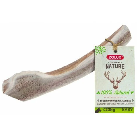 ZOLUX Easy Sliced Deer Antler, Ca. 18 Cm, Für Hunde Unter 20 Kg. 1 ZOLUX Easy Sliced Deer Antler, Ca. 18 Cm, Für Hunde Unter 20 Kg.