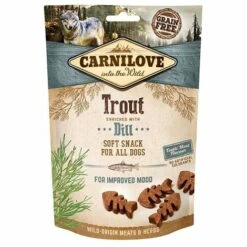 CARNILOVE - HALBFEUCHTE FORELLE UND DILL-LECKEREIEN FÜR HUNDE - 200G 111372 -HundeSchmaus Verkäufe 55744417 3