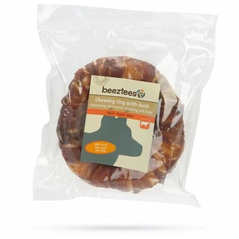Beeztees Kauring Aus Rinderhaut Mit Ente Ø 12,5 Cm Kausnack Kauartikel 1 Beeztees Kauring Aus Rinderhaut Mit Ente Ø 12,5 Cm Kausnack Kauartikel