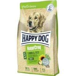 Happy Dog Premium NaturCroq Lamm & Reis Premium Naturcroq 4001967117035 Happy Dog 0629306242 Dog Happy Happy