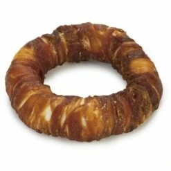 Beeztees Hundesnack Rinderhautring Mit Ente D=19 Cm Kausnack Kauartikel