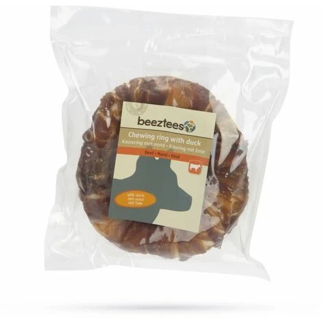 Beeztees Hundesnack Rinderhautring Mit Ente D= 2 X 7,5 Cm Kausnack Kauartikel 1 Beeztees Hundesnack Rinderhautring Mit Ente D= 2 X 7,5 Cm Kausnack Kauartikel