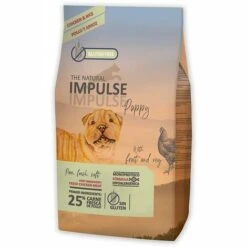 NATURAL IMPULSE Essen An NatÙrliche Welpen Impuls Hund Welpe / Junior - Tasche 12 Kg