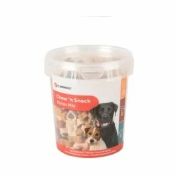 Flamingo Chew 'n Snack Mix Kopfsts + Knochen, HÙhnchen, Kalb Und Fisch - 500 G