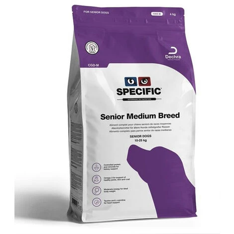 SPECIFIC Speziell, Essen, FÙr _ltere Hunde/niedrige Aktivit_tsmedium Rennen Senior Medium Breed CGD-M, 24 Kg (2 X 12 Kg) 1 SPECIFIC Speziell, Essen, FÙr _ltere Hunde/niedrige Aktivit_tsmedium Rennen Senior Medium Breed CGD-M, 24 Kg (2 X 12 Kg)