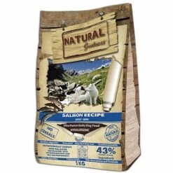 NATURAL GREATNESS Naturalgr_¤e Rezept SalmÜ ñn Empfindliches Mini -Futter Ohne Getreide FÙr Kleine Hunde, 2 Kg
