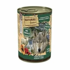NATURAL GREATNESS NatÙrliche Gr_¤e Fertigstellung Von Lebensmitteln FÙr Hunde Mit Lamm, Papaya, Arrse Und Rosmarin, 6 Dosen X 400 G