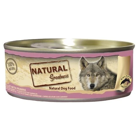 Natural Greatness Classic H_lmed Food FÙr Hunde Mit At__n Und Garnelen, 24 Dosen X 156 G 1 Natural Greatness Classic H_lmed Food FÙr Hunde Mit At__n Und Garnelen, 24 Dosen X 156 G