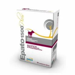 DRN EPATO Plus 1500 Hephical Protective Supplement FÙr Hunde, Box 32 Tabletten