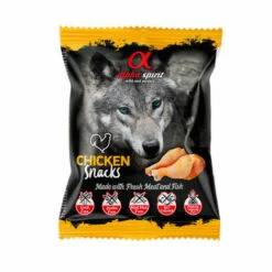 Alpha Spirit Chicken Snacks FÙr Hund 24 X 50g Packung