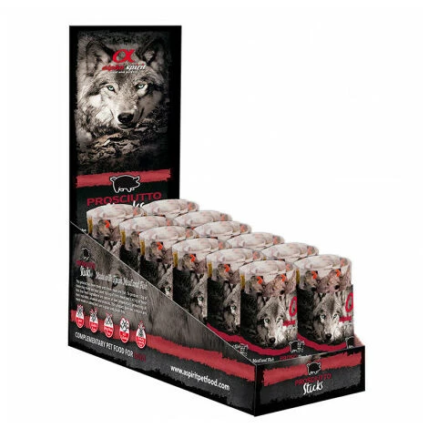 Alpha Spirit Ristrra Von Hundeschinken Bars - 12 X 16 Einheiten Box 1 Alpha Spirit Ristrra Von Hundeschinken Bars - 12 X 16 Einheiten Box