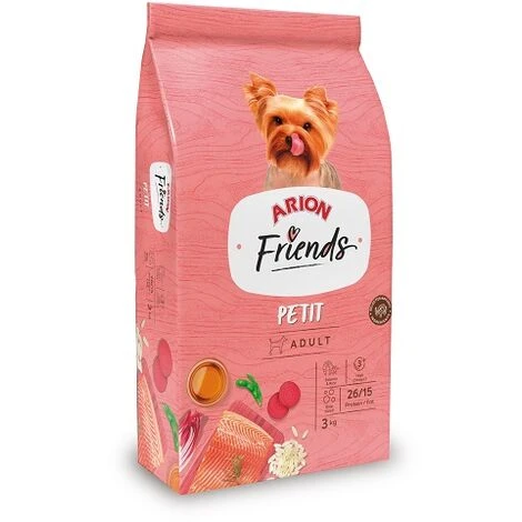 Arion Friends Petit Essen FÙr Kleine Rassenhunde Mit Lachs, 3 Kg 1 Arion Friends Petit Essen FÙr Kleine Rassenhunde Mit Lachs, 3 Kg