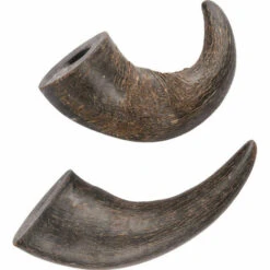 ANIMALLPARADISE 2 Getrocknete Büffelhörner Small Nature Snack, Für Hunde