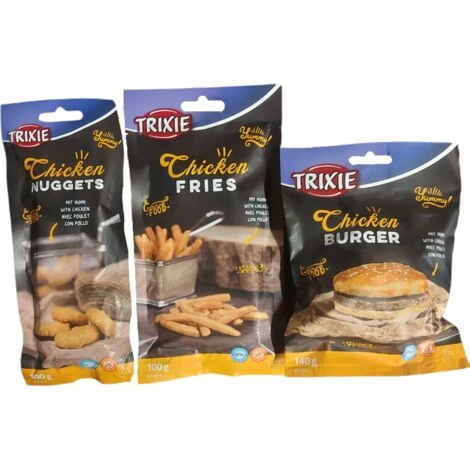 ANIMALLPARADISE Fastfood-Menü Für Hunde Enthält Pommes Frites, Nuggets Und Burger 1 ANIMALLPARADISE Fastfood-Menü Für Hunde Enthält Pommes Frites, Nuggets Und Burger