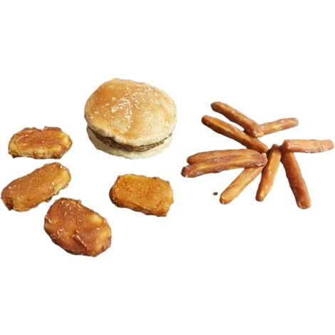 ANIMALLPARADISE Fastfood-Menü Für Hunde Enthält Pommes Frites, Nuggets Und Burger 5 ANIMALLPARADISE Fastfood-Menü Für Hunde Enthält Pommes Frites, Nuggets Und Burger – Bild 5