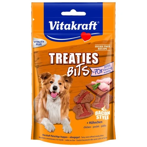 Vitakraft Hundesnack Treaties Bits Hühnchen - 120g 1 Vitakraft Hundesnack Treaties Bits Hühnchen - 120g