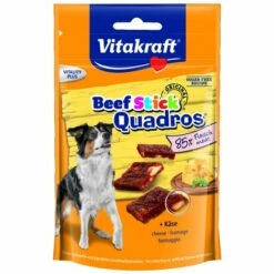 Vitakraft Beef Stick Quadros Plus Käse - 7 X 70g