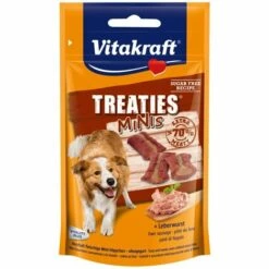 Vitakraft Hundesnack Treaties Minis Leberwurst - 8 X 48g
